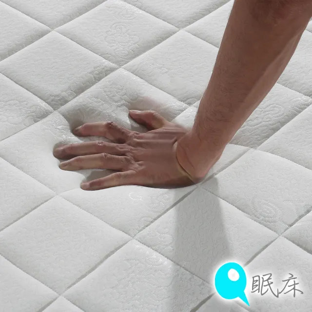 【Q眠床】天絲乳膠蜂巢式獨立筒豆腐床墊-3.5尺單人加大