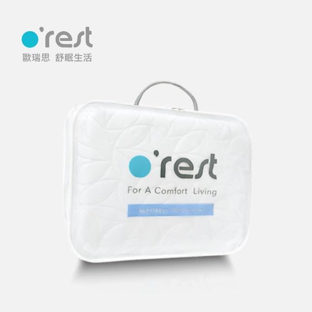 【orest】床包式防水防蹣保潔墊-標準雙人 5*6.2呎(蘆薈親膚)