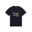 【Lee 官方旗艦】男裝 短袖T恤 / 胸前雙色鏤空 LOGO印花 共2色 標準版型(LB402022173 / LB402022K11)