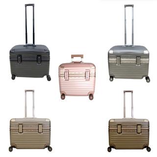 【SNOW.bagshop】20吋旅行商務工具箱防盜鋁框金屬防撞角ABS+PC海釦鎖硬殼箱360度旋轉耐摔撞