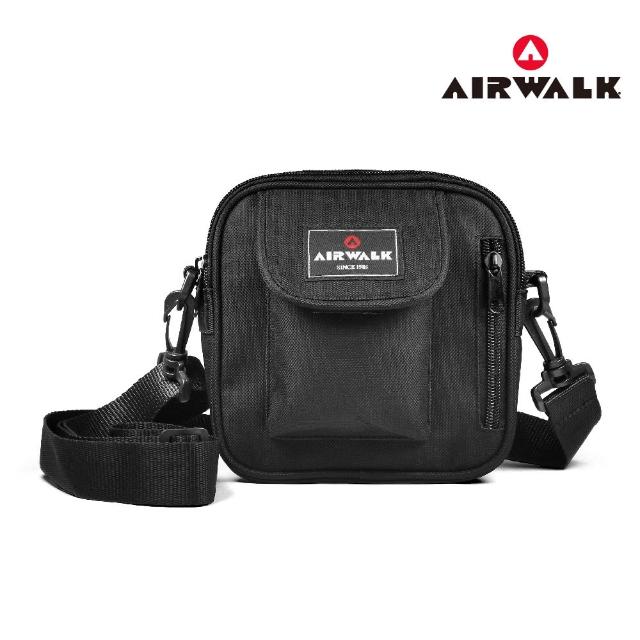 【AIRWALK】都會生活防潑水面料 百搭斜背小方包 工包(AW53501)