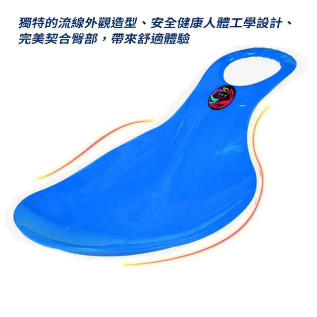 【滑力寶HULIBO】滑草板3入-綠/橘/粉紅色 各x1 不可挑色 35x51cm(滑草/滑沙/滑雪/水泥溜滑梯)