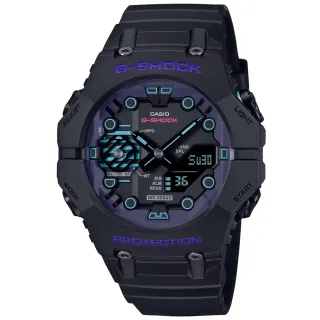 【CASIO 卡西歐】G-SHOCK 藍牙連線 科幻世界 雙顯腕錶(GA-B001CBR-1A)