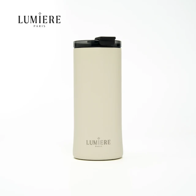 Lumiere Glamor Vintage Cream 防漏防摔隨行保溫杯16oz/480ml-復古奶油(保溫杯 隨行杯 咖啡杯)