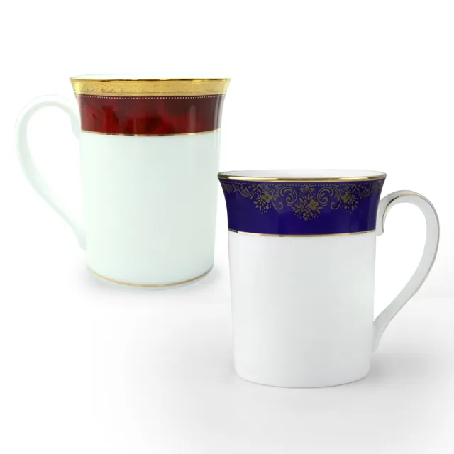 【NORITAKE】多款經典組合馬克對杯(禮盒組附袋)