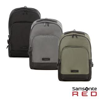 【Samsonite RED】LORNNE 都會休閒輕量筆電後背包15.6吋(多色可選)