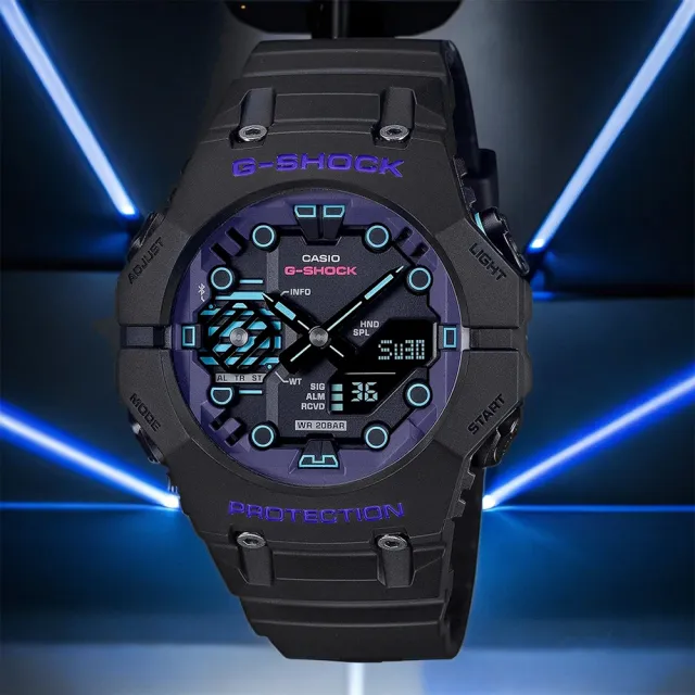 【CASIO 卡西歐】G-SHOCK 科幻系列 藍芽手錶 開學(GA-B001CBR-1A)