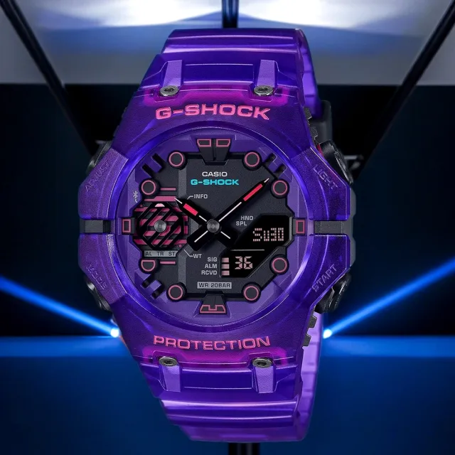 【CASIO 卡西歐】G-SHOCK 科幻系列 藍芽手錶 開學(GA-B001CBRS-6A)