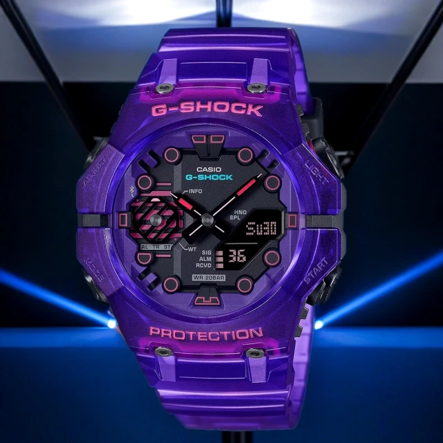 CASIO 卡西歐CASIO 卡西歐 G-SHOCK 科幻系列 藍芽手錶 新年禮物(GA-B001CBRS-6A)