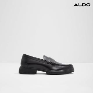 【ALDO】TUCKER-特色簡約真皮紳士鞋-男鞋(黑色)