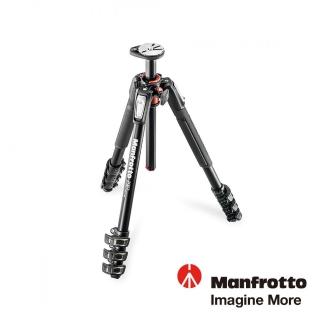 【Manfrotto 曼富圖】190 鋁合金四節腳架 三腳架 MT190XPRO4(公司貨)