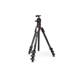 【Manfrotto 曼富圖】全新055碳纖維四節腳架套組 含球型雲台及靈動快拆系統 MK055CXPRO4BHQR(公司貨)