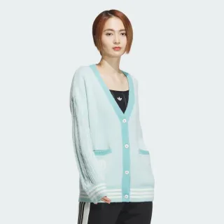 【adidas 愛迪達】V-DAY 針織外套 女 - Originals JE8281