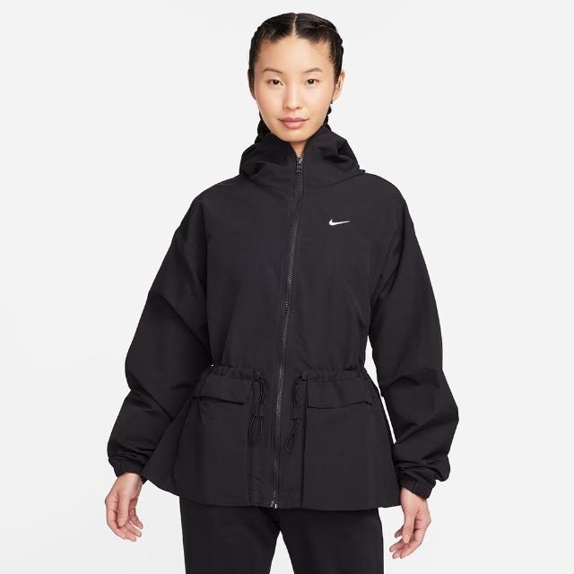 【NIKE 耐吉】外套 女款 運動連帽外套 AS W NSW TREND WVN JKT 黑 FN3670-010