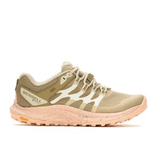 【MERRELL】運動鞋 野跑鞋 女鞋 ANTORA 3 GORE-TEX 奶茶棕(J068156)