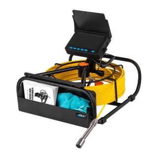 【工具王】水管內視鏡 工業攝影機 影片管道鏡 管道排汙 抓漏 630-VBT50(內視鏡 管道內窺鏡 50米蛇管)