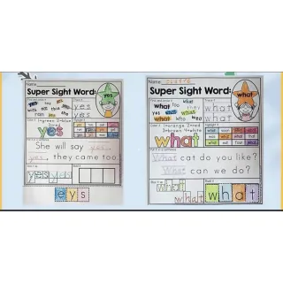 【子玄】Sight Word Super Stars 220高頻詞練習冊(英文練習本 英文練習塗鴉本 英文練習本)