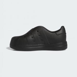 【adidas 愛迪達】運動鞋 童鞋 中童 大童 三葉草 adiFOM SUPERSTAR 360 C 黑 IG0203