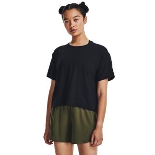【UNDER ARMOUR】UA官方直營 女 Motion 短袖T-Shirt 1379178-001(黑色)