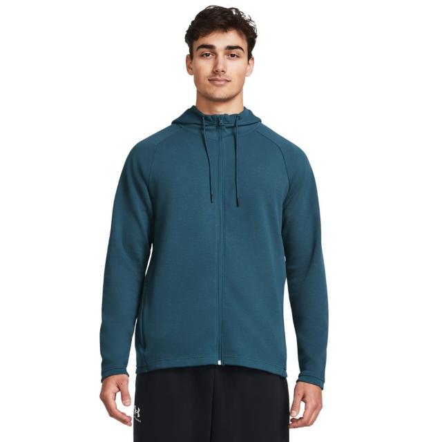 【UNDER ARMOUR】UA官方直營 男 Double Knit 連帽外套_1379659-414(綠)