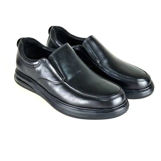【Waltz】寬楦 氣墊鞋 皮鞋 紳士鞋 樂福鞋(4W514089-02 華爾滋皮鞋)