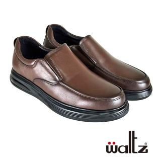 【Waltz】寬楦 氣墊鞋 皮鞋 紳士鞋 樂福鞋(4W514089-23 華爾滋皮鞋)