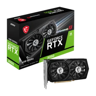 【MSI 微星】GeForce RTX 3050 GAMING X 6G 顯示卡