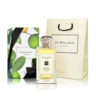 【jo malone】青檸羅勒葉與柑橘古龍水 100ml 手繪花盒限量版-附原廠提袋(平行輸入)