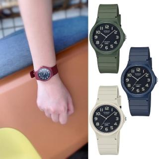 【CASIO 卡西歐】極簡風指標錶系列(MQ-24UC)