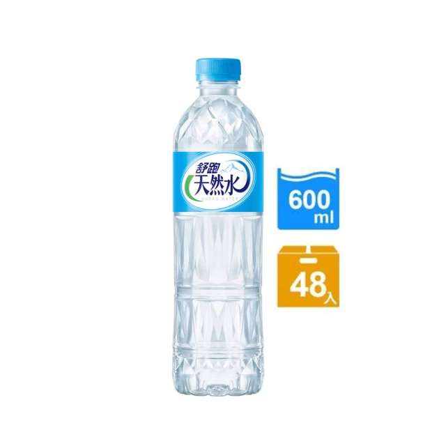 【舒跑】天然水600mlx2箱(共48入)