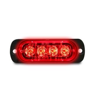 【工具王】流水燈 照輪燈 條燈 led側燈 車尾燈 車頭燈 車側燈 紅光 630-SLR4(貨車側燈 行車燈 尾燈 地燈)