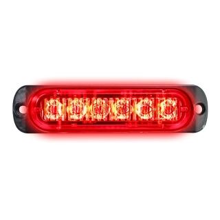 【工具王】輪胎燈 led燈條 貨車側燈 亮燈 卡車腰側燈 工程車 紅光 630-SLR6(掛車強光 車頭燈 示寬燈)