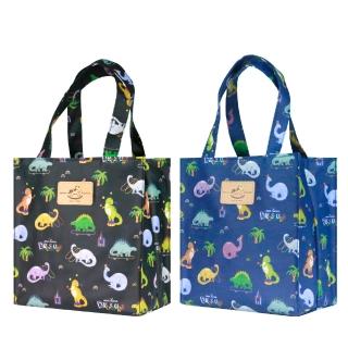 【uma hana】滑稽Dino多用途隨身防水包 小方包(手提袋/便當袋/萬用袋/防水包 袋)