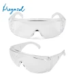 【MEGASOL】防飛沫防風沙護目鏡透明工作防護眼鏡(防飛沫防塵護目鏡-G9001)