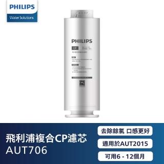 【Philips 飛利浦】複合CP濾芯(AUT706)