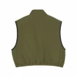 【PUMA】背心 Dare To Woven Vest 女款 綠 黑 寬鬆 短版 鬆緊下擺 無袖上衣(624299-33)