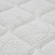 【床的世界】軟硬適中/Q彈乳膠/涼感天絲/SGS認証/蜂巢式釋壓獨立筒床墊(雙人加大 6 X 6.2 尺)