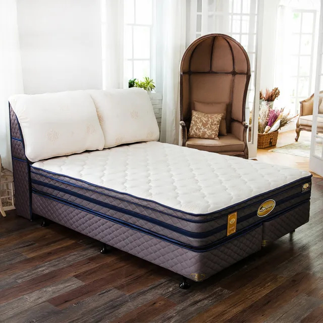 【床的世界】美國首品系列摯愛針織邊框加強中鋼獨立筒床墊 - 特大 6 X 7 尺