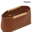 【FOSSIL 官方旗艦館】Penrose 真皮側背手拿包-咖啡色 ZB11014200