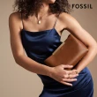 【FOSSIL 官方旗艦館】Penrose 真皮側背手拿包-咖啡色 ZB11014200