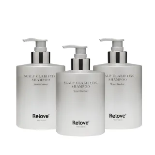【Relove 官方直營】107酵萃蓬鬆控油淨化頭皮洗髮精450mlx3入組(300萬顆酵母精華 改善頭皮環境)
