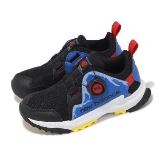 【NEW BALANCE】越野跑鞋 DynaSoft Trail Magic BOA Wide 中童 寬楦 黑藍 小朋友 NB(PTBTRBR1-W)