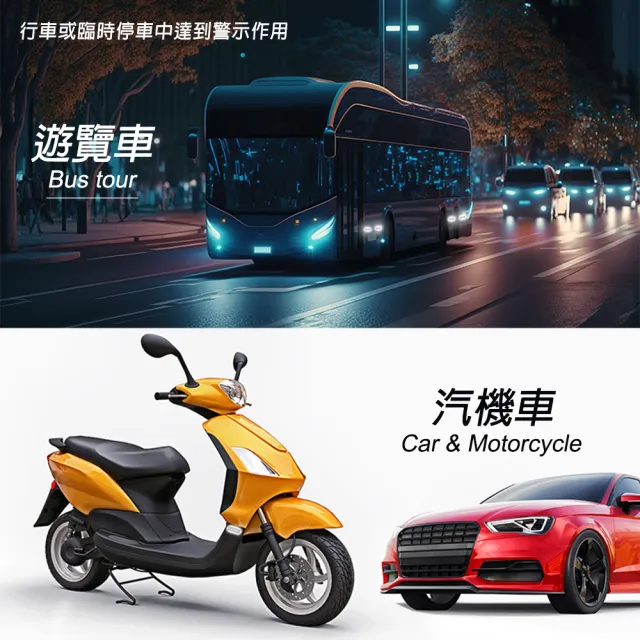 【職人工具】185-SLW6*2汽車爆閃燈 防撞燈 車邊燈 側燈 示寬 照地邊燈(白光車頭燈 6株LED車邊警示燈 2入)