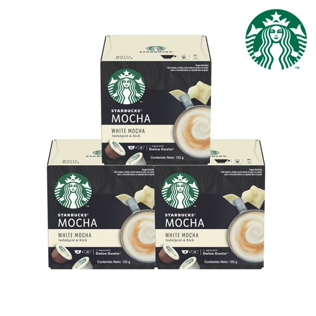 即期品 STARBUCKS 星巴克 白巧克力風味摩卡咖啡膠囊