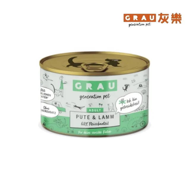 【GRAU灰樂】經典主食貓罐 200g*12入組(貓主食罐、幼貓、全齡貓)