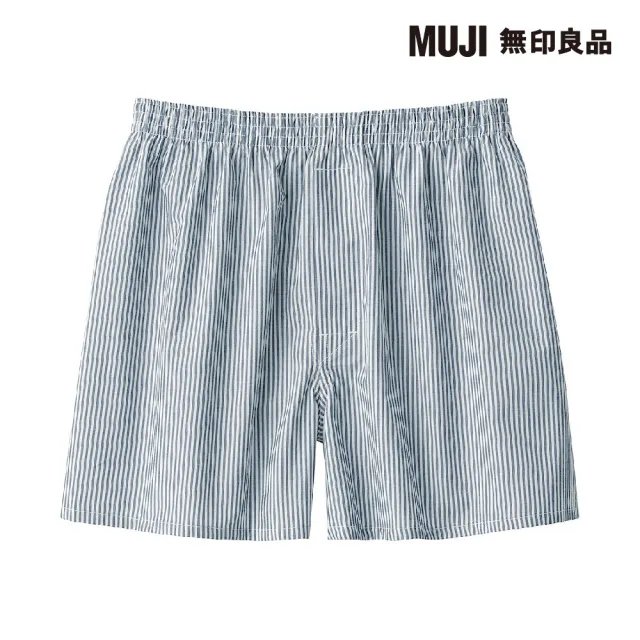 【MUJI 無印良品】男有機棉平織布前開平口褲(共5色)