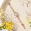 【CITIZEN 星辰】WICCA 少女系列 多邊形設計 優雅粉紅金 太陽能腕錶(KH3-568-13)