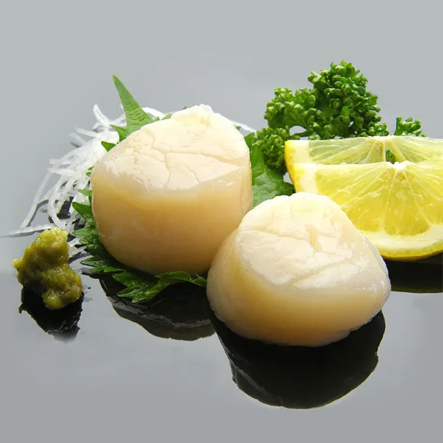【優鮮配】北海道生食L級干貝1盒(約21-25顆/1kg/盒)