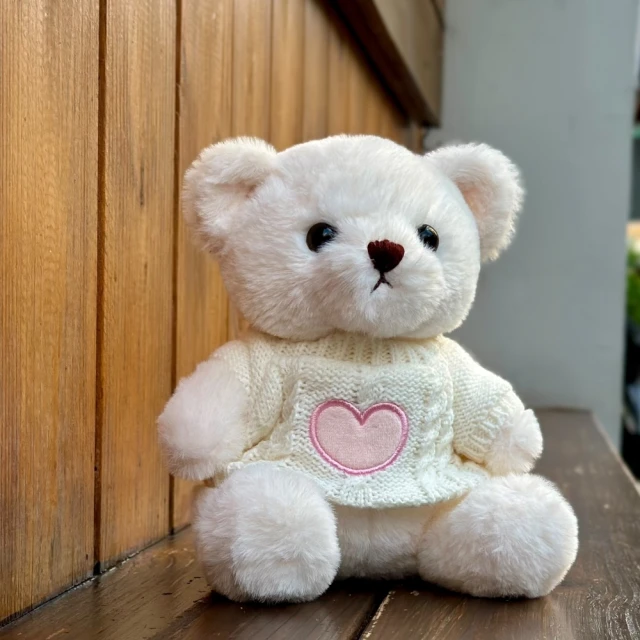 歐比邁 毛衣熊 熊玩偶(20cm毛衣熊娃娃 0107440)