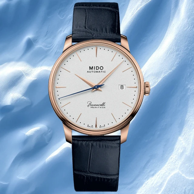 MIDO 美度 BARONCELLI 永恆系列 輕盈 纖薄 機械腕錶(M0274073626100)